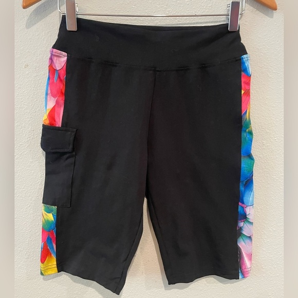 Colorful athletic Women's Shorts by Neon Sweets - Picture 1 of 5